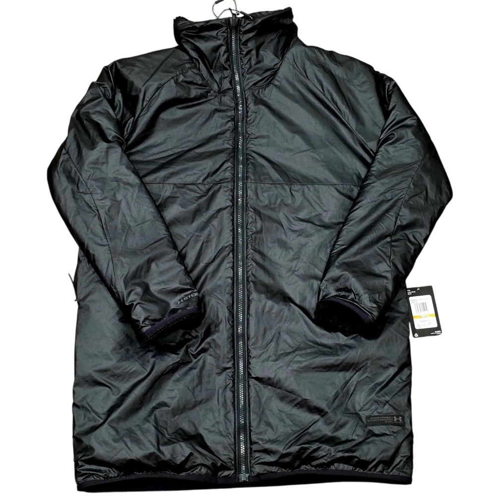 Under Armour UA Impasse Reversible Parka Womens Small Black 1366049 NWT
